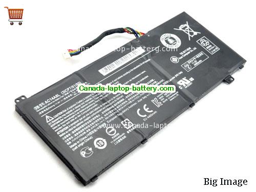 ACER Aspire Nitro VN7-571G-73HM Replacement Laptop Battery 4605mAh, 52.5Wh  11.4V Black Li-ion