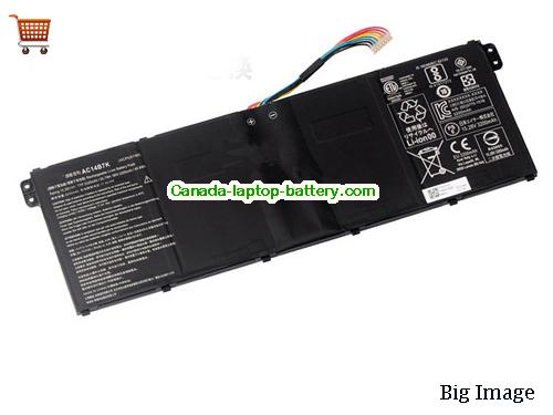 ACER Spin 5 SP515-51GN-80AS Replacement Laptop Battery 3320mAh, 50.7Wh  15.28V Black Li-ion