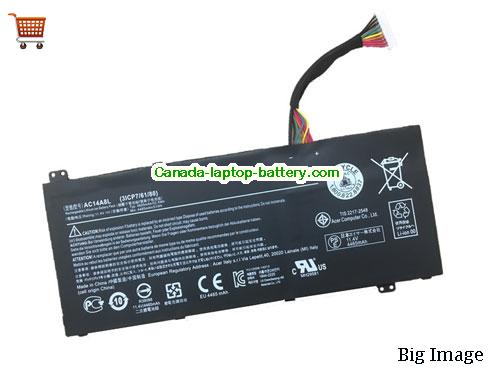 Genuine ACER Aspire VN7-572TG Battery 4870mAh, 55.5Wh , 11.4V, Black , Li-Polymer