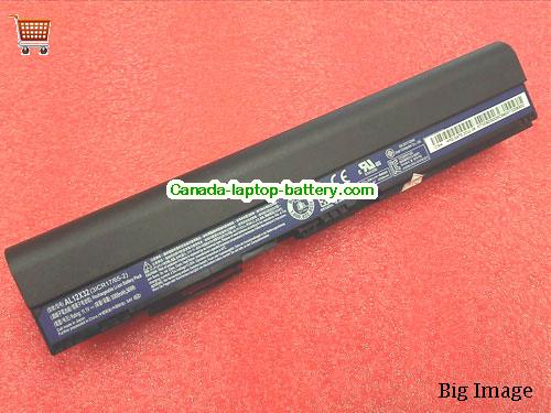 ACER Aspire ONE 725-0412 Replacement Laptop Battery 4400mAh 11.1V Black Li-ion