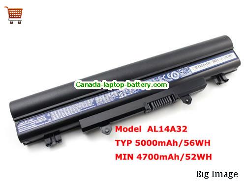 Genuine ACER Travelmate P246M-M Battery 5000mAh, 11.1V,  , Li-ion