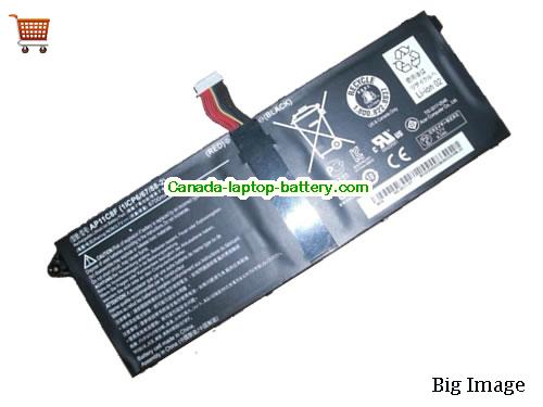 Genuine ACER AP11C8F Battery 6700mAh, 3.7V, Black , Li-ion