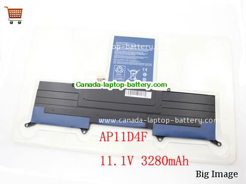 ACER BT.00304.010 Replacement Laptop Battery 3280mAh 11.1V Black Li-lion