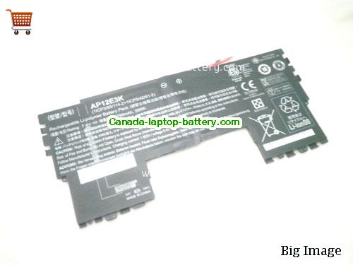 Genuine ACER 1ICP54261-2 Battery 3790mAh, 28Wh , 7.4V, Black , Li-Polymer