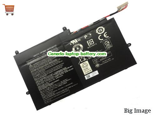 Genuine ACER Switch 12 S SW7-272 Battery 4550mAh, 34.5Wh , 7.6V, Black , Li-Polymer