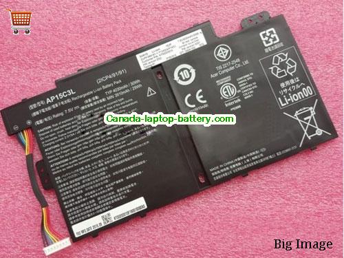 Genuine ACER KT00203010 Battery 4030mAh, 30Wh , 7.5V, Black , Li-Polymer