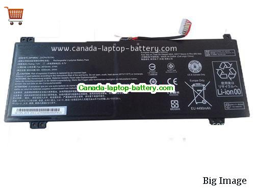 Genuine ACER Chromebook Spin 11 R751TN-C9KF Battery 4860mAh, 37Wh , 7.6V, Black , Li-ion