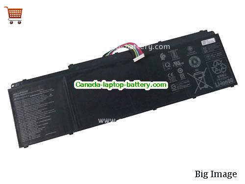 Genuine ACER ConceptD 9 CN917-71P-94B3 Battery 4670mAh, 71.9Wh , 15.4V, Black , Li-Polymer