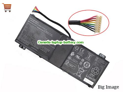 Canada Genuine AP18E5L Battery 4ICP4/70/91 for Acer Li-Polymer 15.4v 55.1Wh