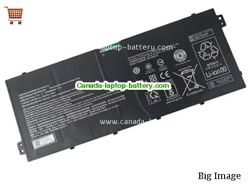 Genuine ACER KT.00404.001 Battery 6850mAh, 52Wh , 7.6V, Black , Li-Polymer