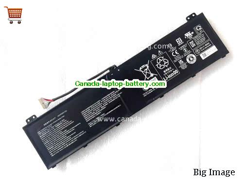 Genuine ACER Predator Helios 300 PH315-55-784Y Battery 5845mAh, 90Wh , 15.4V, Black , Li-ion