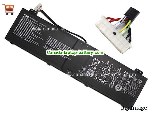 Canada Genuine AP21B7Q Battery Acer 15.48V 4930Mah 76Wh 4ICP4/65/123