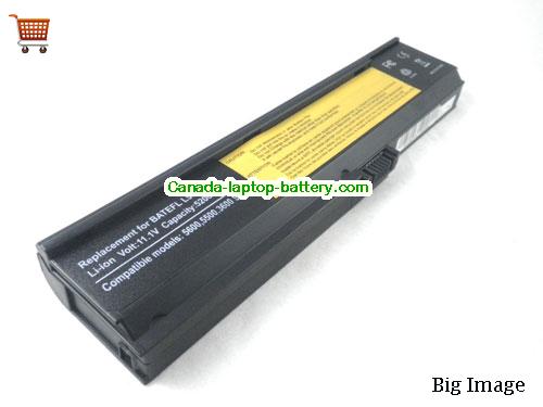 ACER TravelMate 2480-2968 Replacement Laptop Battery 5200mAh 11.1V Black Li-ion