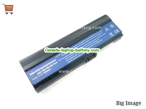 ACER Aspire 5572AWXMi Replacement Laptop Battery 6600mAh 11.1V Black Li-ion