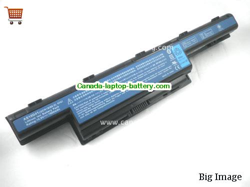 Genuine EMACHINE D732 Battery 4400mAh, 10.8V, Black , Li-ion