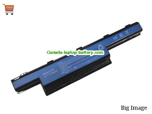 GATEWAY NV7915u Replacement Laptop Battery 5200mAh 10.8V Black Li-ion