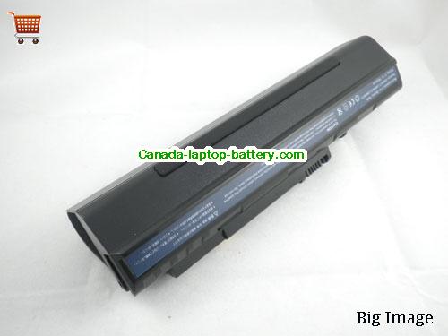 ACER Aspire One D250-0BGr Replacement Laptop Battery 6600mAh 11.1V Black Li-ion