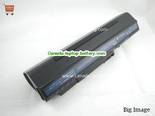 ACER Aspire One D250-1070 Replacement Laptop Battery 6600mAh 11.1V Black Li-ion