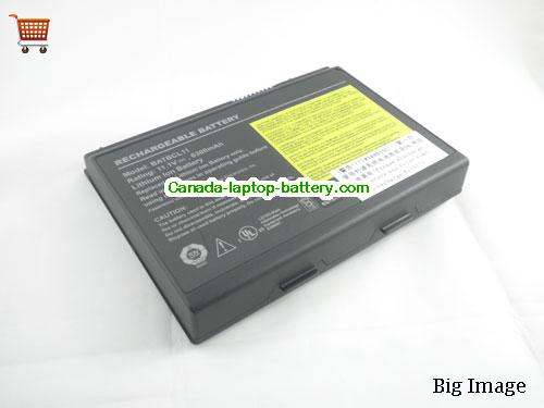 Canada Replacement Laptop Battery for  CHEMBOOK BCQ12, APL10, PL10, CL11,  Black, 6300mAh 11.1V