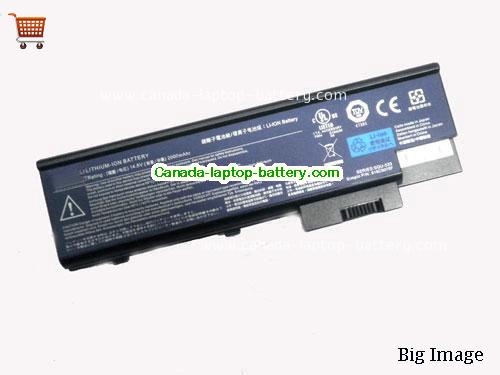 Canada Replacement Laptop Battery for  SANYO 4UR18650F-QC141,  Black, 2200mAh 14.8V