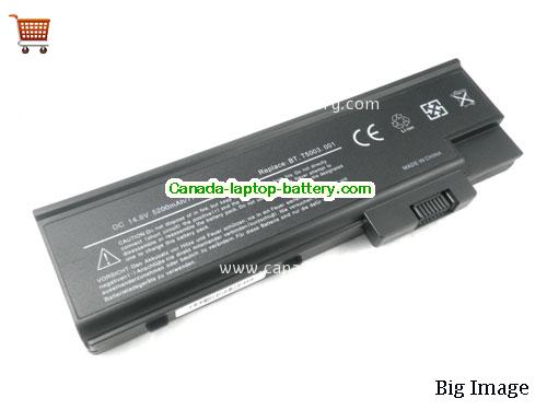 ACER CGR-B/423AE Replacement Laptop Battery 4400mAh 14.8V Black Li-ion