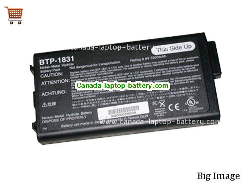 ACER Extensa 500DX Replacement Laptop Battery 3500mAh 9.6V Black Li-ion