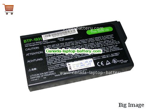 ACER SCB0719A Replacement Laptop Battery 3200mAh 14.8V Black Li-ion