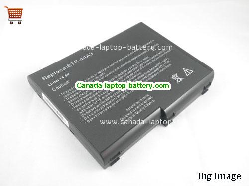 MEDION MD5275 Replacement Laptop Battery 6600mAh 14.8V Black Li-ion