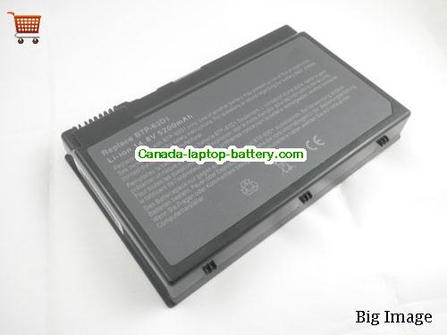ACER Aspire 5022NWLMi Replacement Laptop Battery 5200mAh 14.8V Grey Li-ion