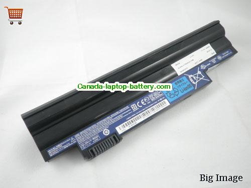 Genuine ACER Aspire One D260-N51B/KF Battery 4400mAh, 11.1V, Black , Li-ion