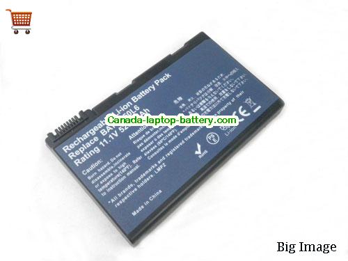 ACER BT.00603.017 Replacement Laptop Battery 5200mAh 11.1V Black Li-ion