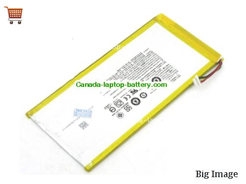 ACER ICONIA ONE8 B1-850 Replacement Laptop Battery 4600mAh, 17.15Wh  3.8V Sliver Li-Polymer