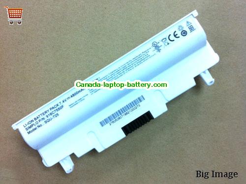 ACER SQU-726 Replacement Laptop Battery 4800mAh 7.4V white Li-ion