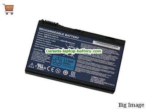 ACER TM00741 Replacement Laptop Battery 5200mAh 14.8V Black Li-ion