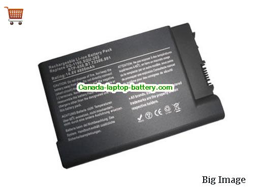 ACER Aspire 1454LM Replacement Laptop Battery 4400mAh 14.8V Black Li-ion