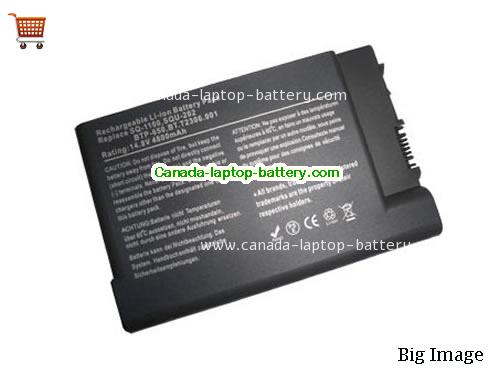 ACER Aspire 1452LMi Replacement Laptop Battery 4400mAh 14.8V Black Li-ion