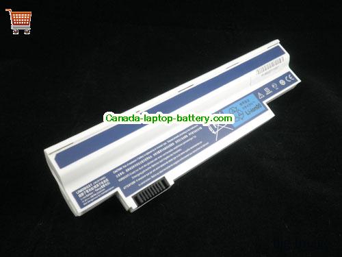 ACER Aspire One AO532h-21b Replacement Laptop Battery 4400mAh 10.8V White Li-ion