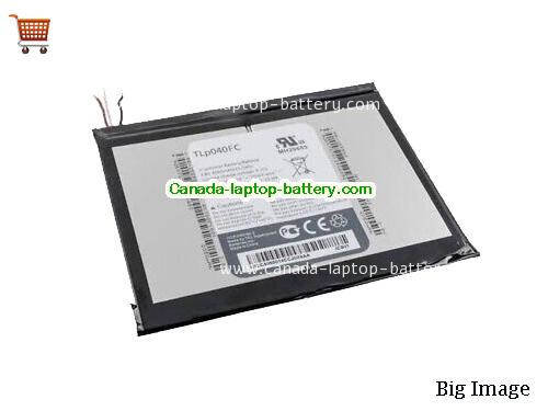 Genuine ALCATEL TLP040FC Battery 4060mAh, 15.2Wh , 3.8V, Black , Li-Polymer