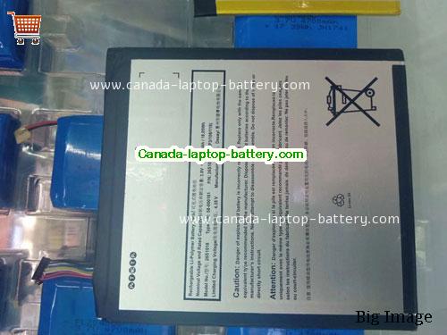 AMAZON 58-000161 Replacement Laptop Battery 4750mAh, 18.05Wh  3.8V Sliver Li-ion