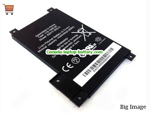Genuine AMAZON Kindle Touch Battery 1420mAh, 5.25Wh , 3.7V, Black , Li-Polymer