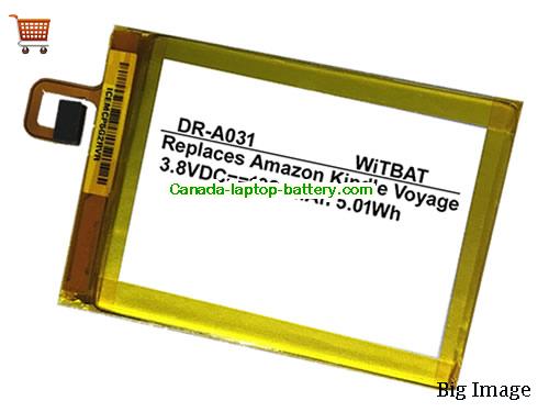 AMAZON Kindle Voyage Replacement Laptop Battery 1320mAh, 5.01Wh  3.8V Sliver Li-Polymer