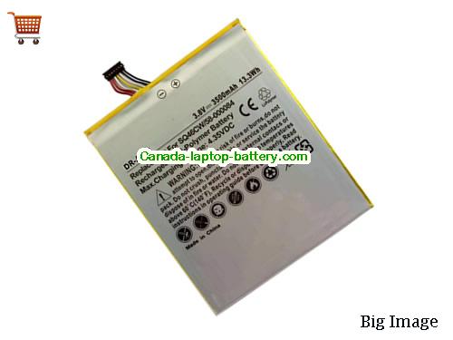 AMAZON Kindle Fire HD7 4th Replacement Laptop Battery 3500mAh, 13.3Wh  3.8V Sliver Li-Polymer