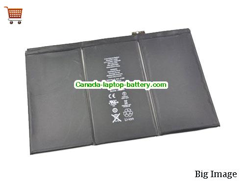 Canada Replacement Apple A1389 Battery for IPAD 3 969TA110H 3.7V 43Wh