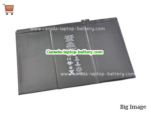 Canada Replacement Apple A1389 Battery for IPAD 3 969TA110H 3.7V 43Wh