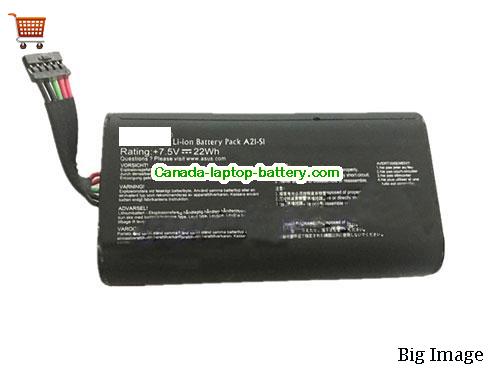 Genuine ASUS A21LM2H Battery 2850mAh, 22Wh , 7.5V, Black , Li-ion