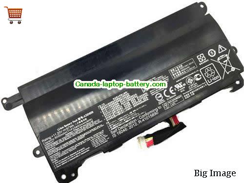 Genuine ASUS G752VL-DH71 Battery 6000mAh, 67Wh , 11.25V, Black , Li-ion