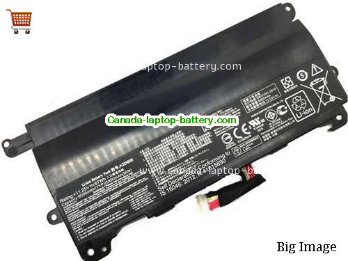 Genuine ASUS G752VLGC059T Battery 6000mAh, 67Wh , 11.25V, Black , Li-ion