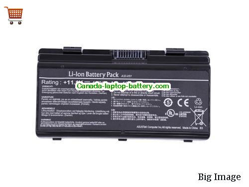 Canada Original Laptop Battery for  PACKARD BELL MX65 Series, MX51 Series, MX66-207, MX35 Series,  Black, 4400mAh, 46Wh  11.1V