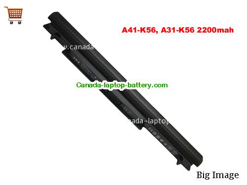 ASUS V550C Replacement Laptop Battery 2200mAh 14.4V Black Li-ion