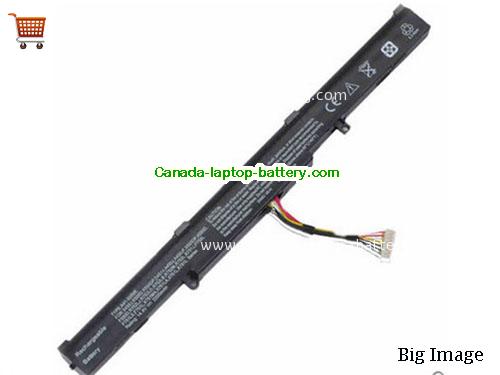 ASUS R752LBTY080H Replacement Laptop Battery 2200mAh 14.4V Black Li-ion